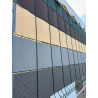 Pás do plotových panelov - Antracitový/sivý - Široký (19,3cm x 33m)