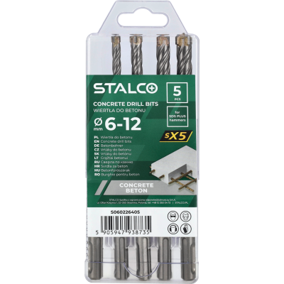 Vrtáky do betónu SX5 SDS+ -...