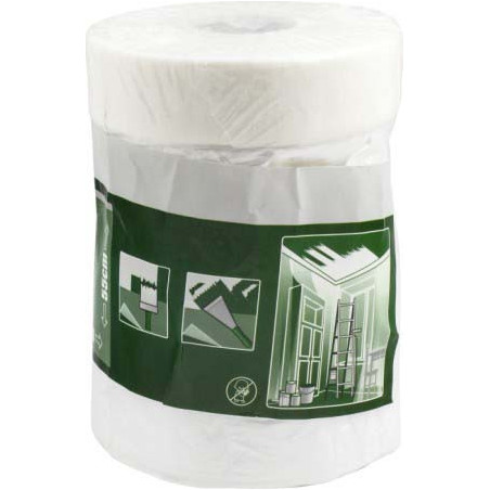 Zakrývacia fólia so samolepiacou páskou 55 cm x 30 m, STALCO