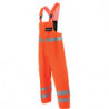 Reflexné nohavice s trakmi nepremokavé - AQUA HI-VIS B - 2XL oranžové