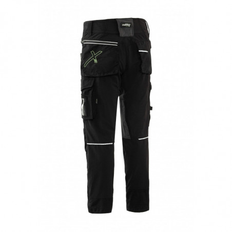 Pracovné nohavice do pásu  - PROFESSIONAL STRETCH LINE - XL čierne