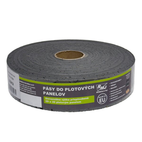 Pás do plotových panelov - Svetlosivý - Úzky (4,7cm x 33m), RMJ