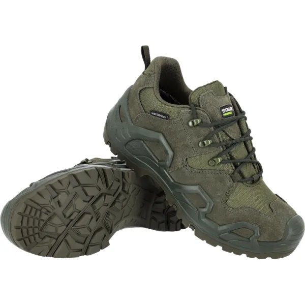 Poltopánky DEFENDER LOW OB, veľ. 42 - olivové, STALCO PERFECT