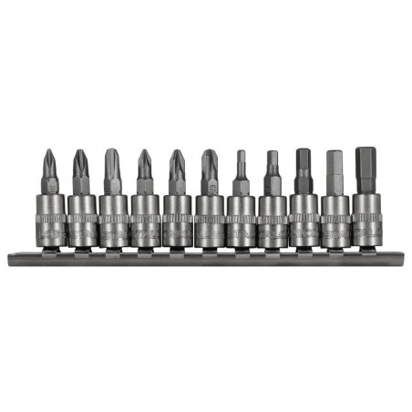 Sada bitov PH/ PZ / HEX, 1/4' , 11 ks, STALCO