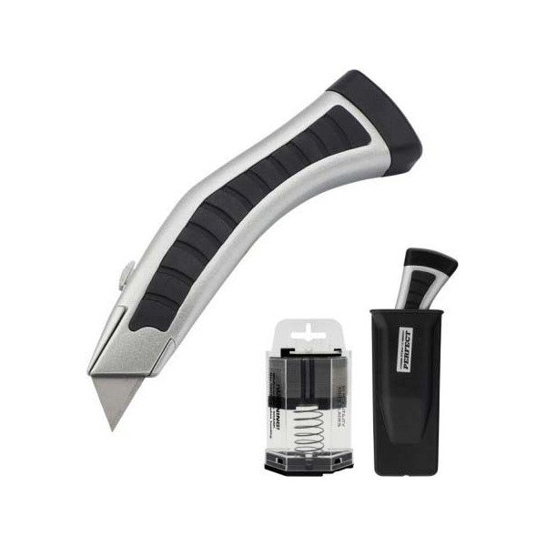 Nôž s lichobežníkovou čepeľou, sada, STALCO PERFECT