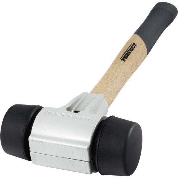 Kladivo gumené Ø60 mm, veľký, guma, STALCO PERFECT
