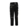 Pracovné nohavice do pásu  - PROFESSIONAL STRETCH LINE - L čierne