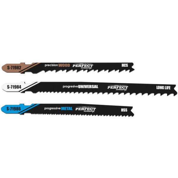 Pílové listy pre priamočiare pílky 2,4 - 5,0 x 132 mm, HCS/HSS, STALCO PERFECT