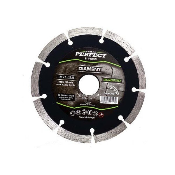 Kotúč diamantový segmentový Ø 115 x 2,0 x 22, 23 mm 1/50/100