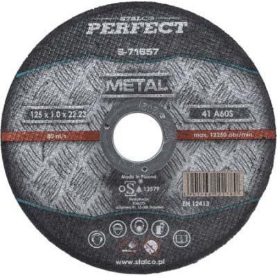 Kotúč rezný na kov plochý Ø...