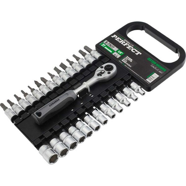 Sada nádstavcov 27 prvkov 1/4" , 27 prvkov 1/5/10