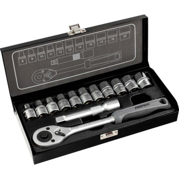 Sada nádstavcov 1/2" 1/2" , 13 prvkov 1/10