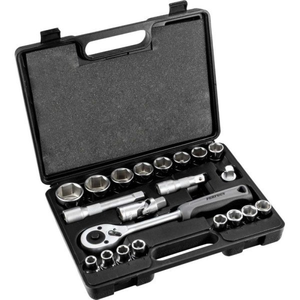 Sada nádstavcov 1/2" 1/2" , 21 prvkov 1/6