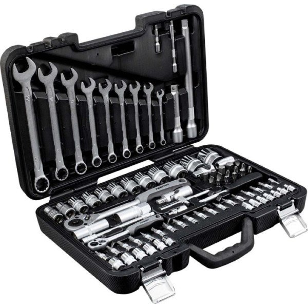 Sada nádstavcov 82 prvkov 1/2" + 1/4" , 82 prvkov 1/2