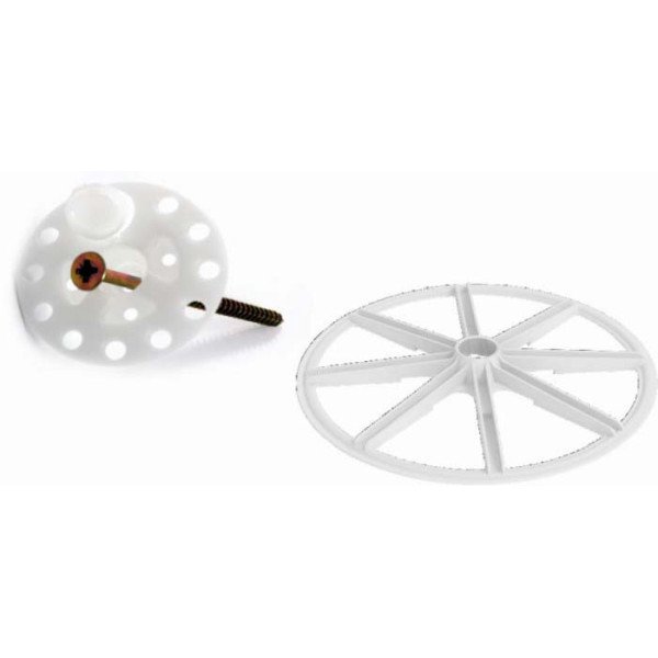 Prítlačný tanier pre upevnenie izolácie primier: Ø60 mm, otvor: Ø5,5 mm 1.5