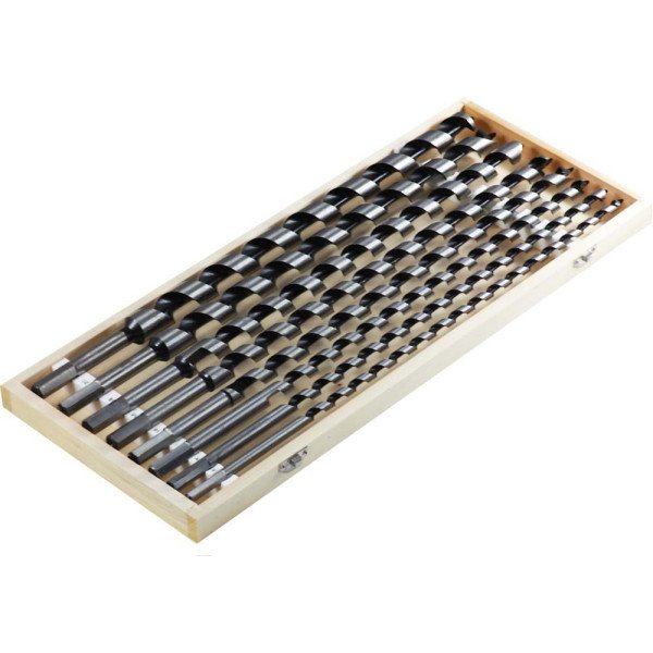 Vrtáky do dreva Ø8,0 - Ø22,0 x 460 mm , 8 prvkov, STALCO