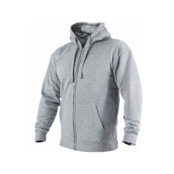 Mikina s kapucňou XXL sivá 1