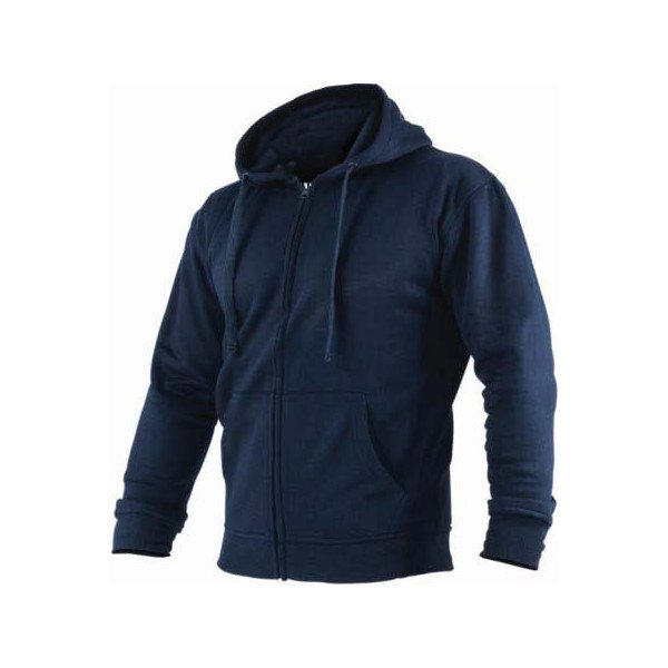 Mikina s kapucňou L, tmavomodrá, STALCO