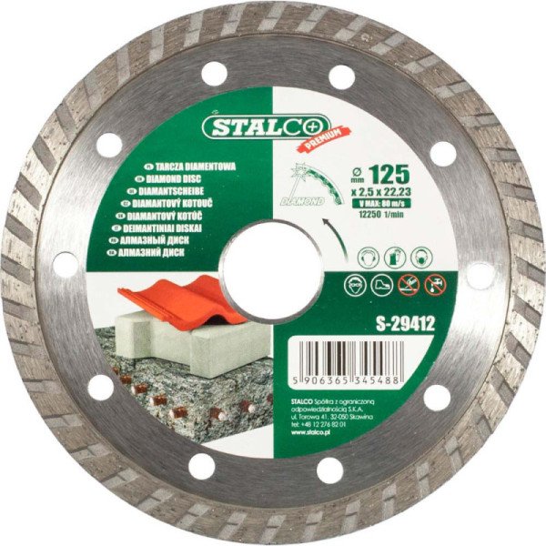 Diamantový kotúč turbo Ø125 x 1,9 x 22,23 mm 1/50/100