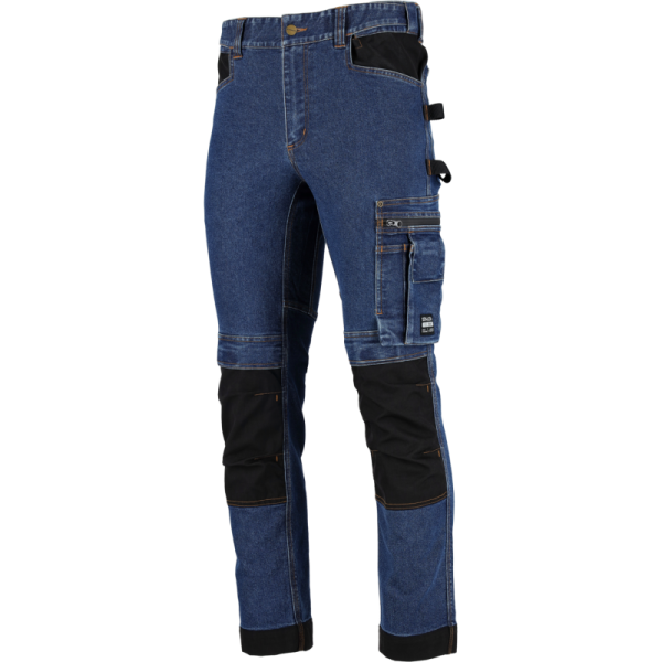 Pracovné džínsy JEAN – námornícka modrá - L, STALCO PERFECT