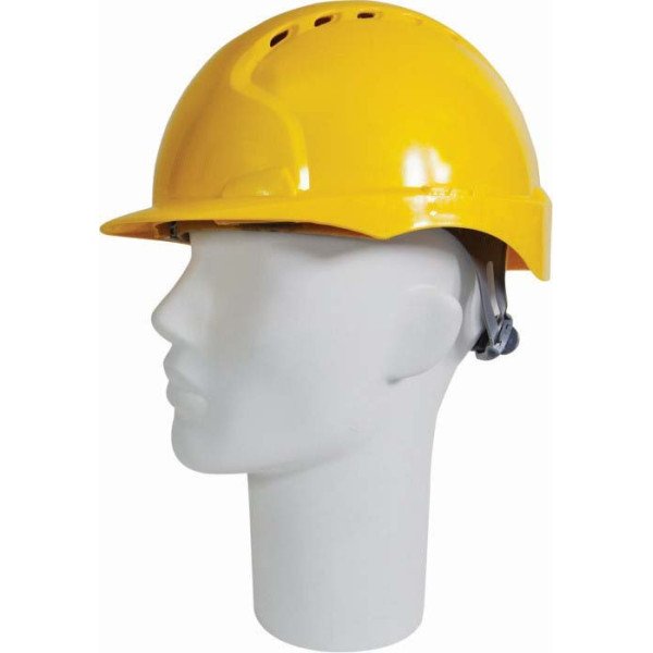 Priemyselná prilba žltá Evolution 2, STALCO PERFECT