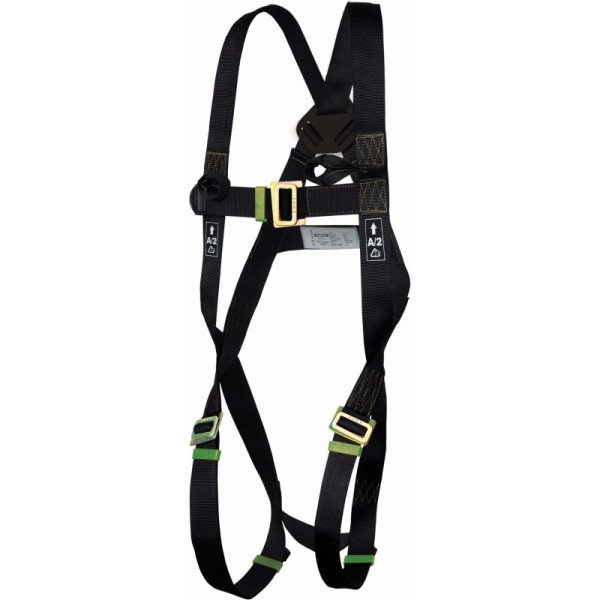 Popruhy/ Bezpečnostný postroj 2-bodový čiernosivý, STALCO PERFECT