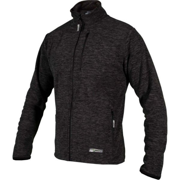 Flisová mikina pánska Navas M - XXL sivá melange, STALCO PERFECT