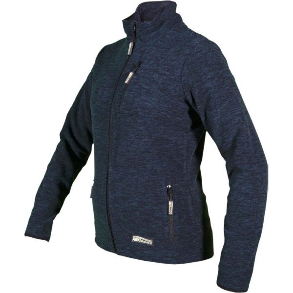 Mikina fisová dámska Navas W - XL tmavomodrá melange, STALCO PERFECT