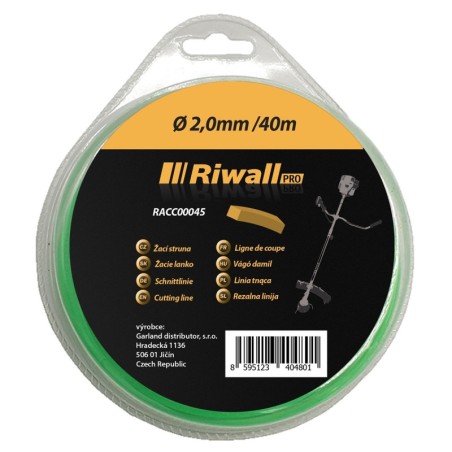 Riwall PRO Žacie lanko pr. 2mm, dĺžka 40m, štvorcový prierez