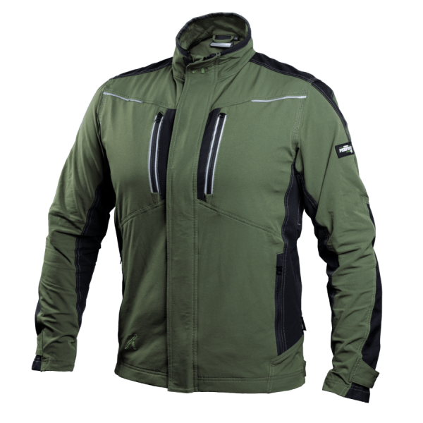 Pracovná blúza Professional Stretch Line - S olivovo zelená, STALCO PERFECT