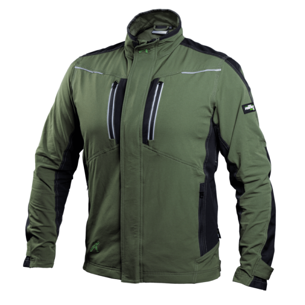 Pracovná blúza Professional Stretch Line - M olivovo zelená, STALCO PERFECT