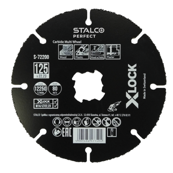 Rezný kotúč X-LOCK, STALCO PERFECT