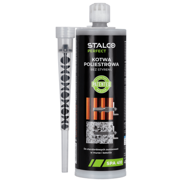 Chemická kotva poliesterová bez styrénu 410 ml, STALCO PERFECT