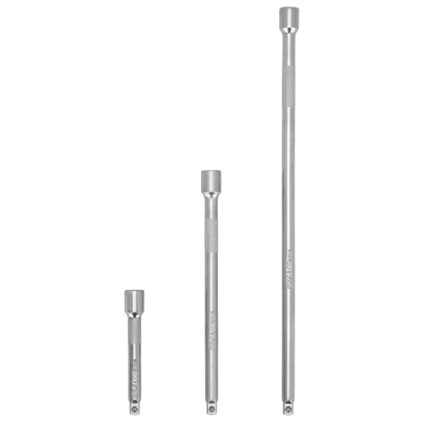 Sada predĺženia  1/4' , 75MM,100MM,150MM, "STALCO"  S-54067
