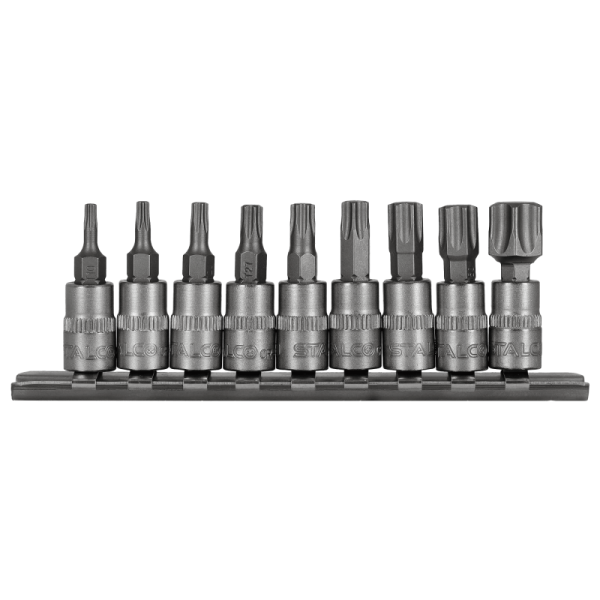 Sada bitov TORX , 1/4' , 9 ks