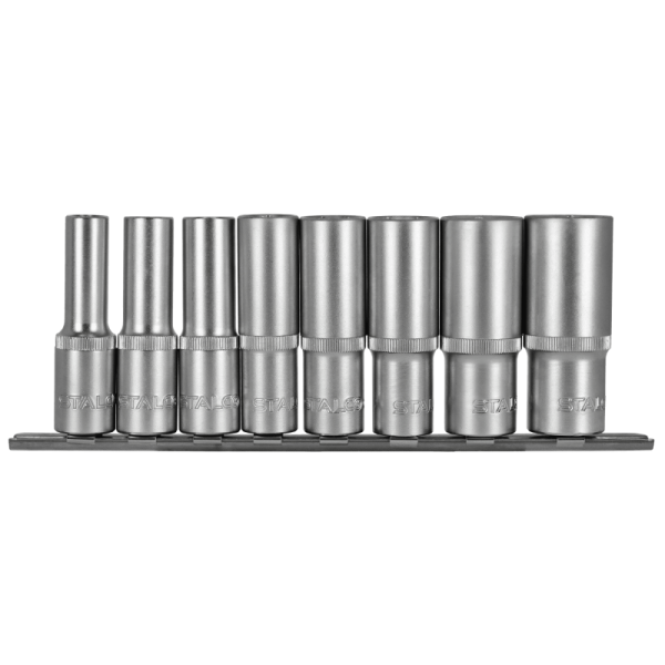 Sada predĺžených nádstavcov 1/2' 8 ks, STALCO