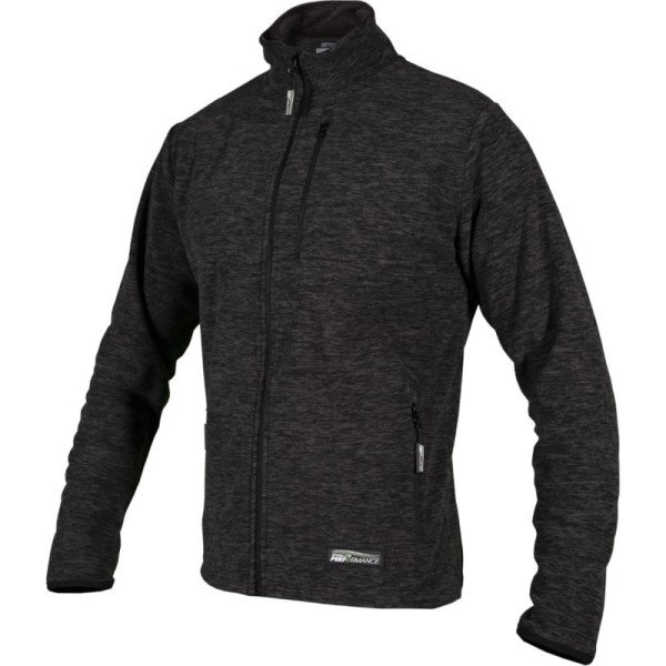 Flisová mikina pánska XXXL sivá melange, STALCO PERFECT