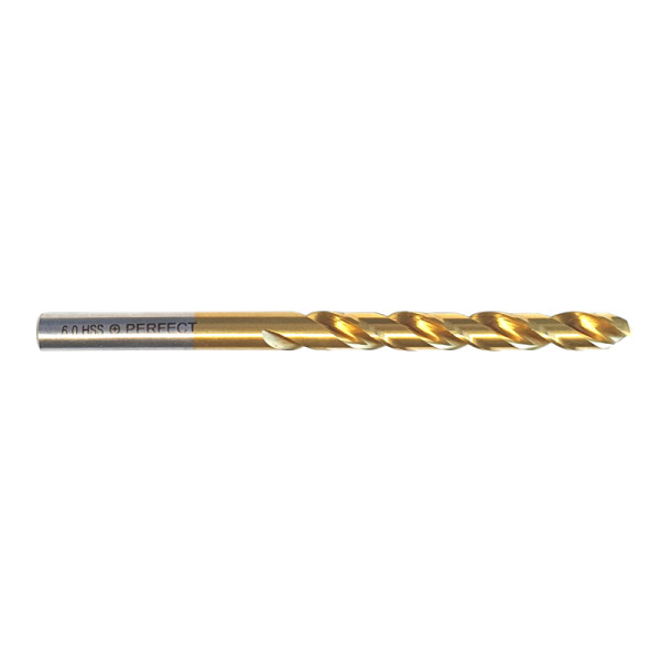 Vrták do kovu INOX HSS-E TiN DIN338 - 6,0 mm, STALCO PERFECT