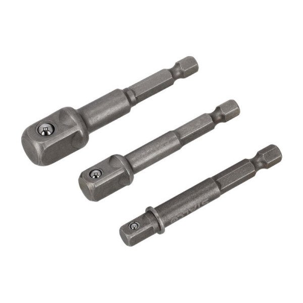 Redukcie, sada 3 prvkov 1/4", 3/8", 1/2", STALCO PERFECT