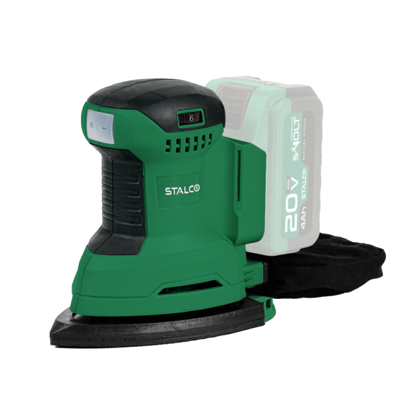 Brúska oscilačná akumulátorová typu delta DSS20-140 - 20V S-VOLT - telo